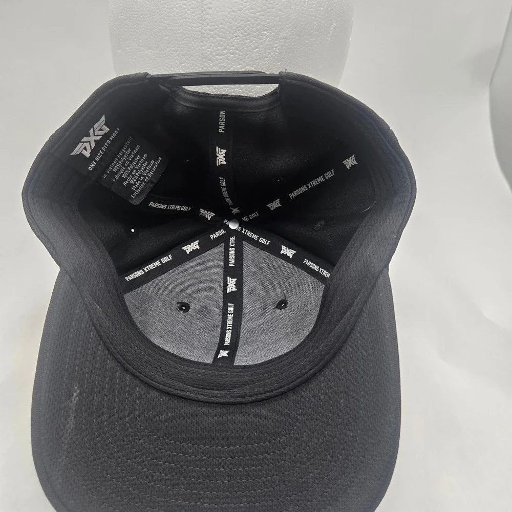 PXG‎ Parsons Xtreme Golf Snapback Hat Black Raised 3D Logo Adjustable Cap OSFM